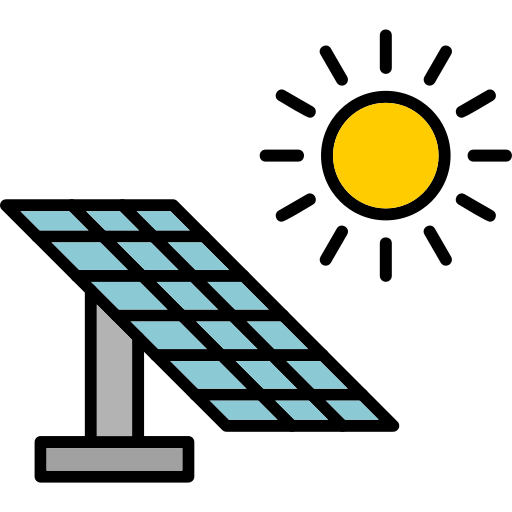 panel solar icono gratis