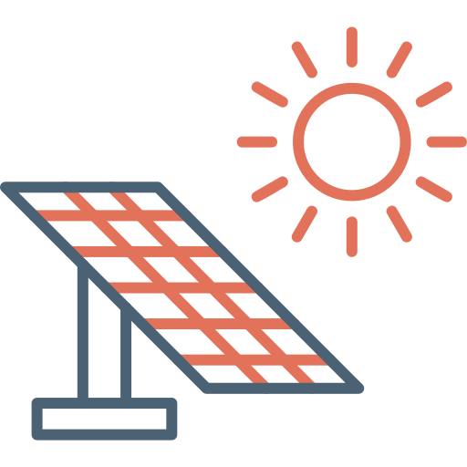 Solar panel Generic Outline Color icon