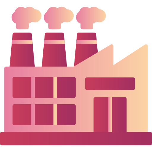 Factory Generic Flat Gradient icon