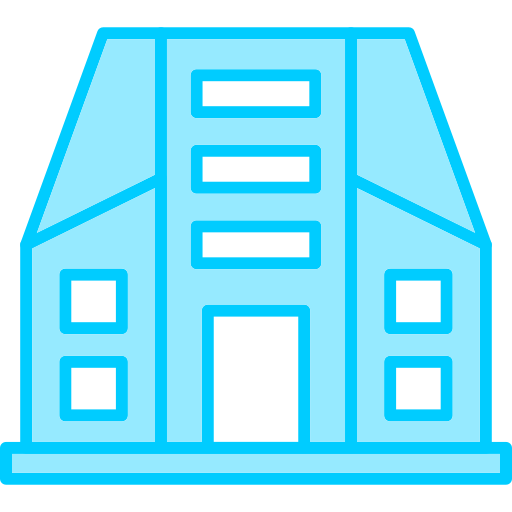 City building Generic Blue icon