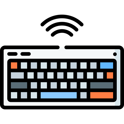 teclado inalambrico icono gratis