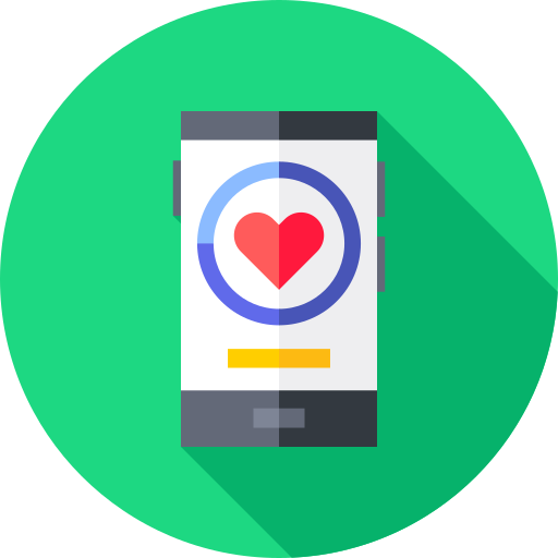 Smartphone Flat Circular Flat Icon