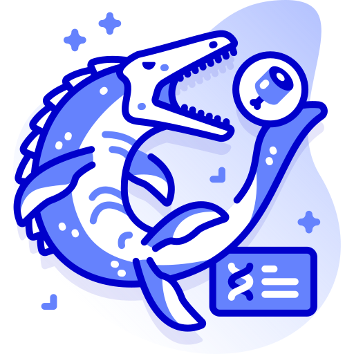 Mosasaurus icono gratis