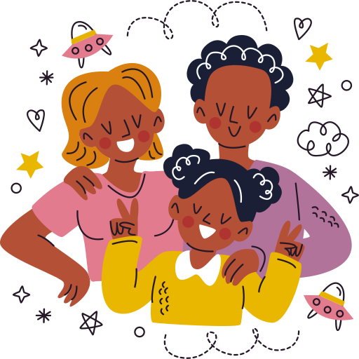 Family free sticker Family free sticker
