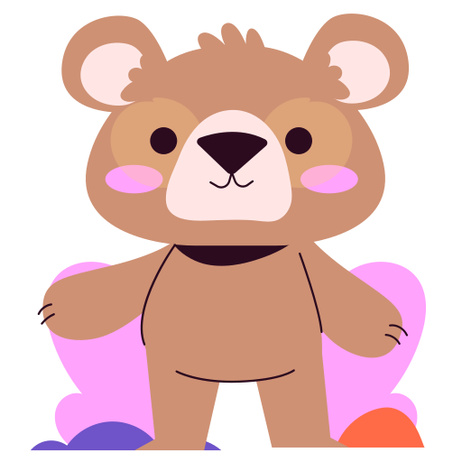 Bear free sticker Bear free sticker