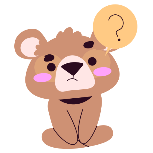 Bear free sticker Bear free sticker