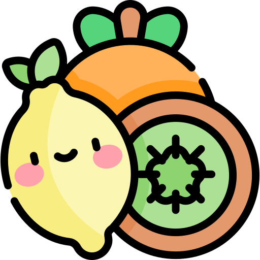 Citrus Kawaii Lineal color icon