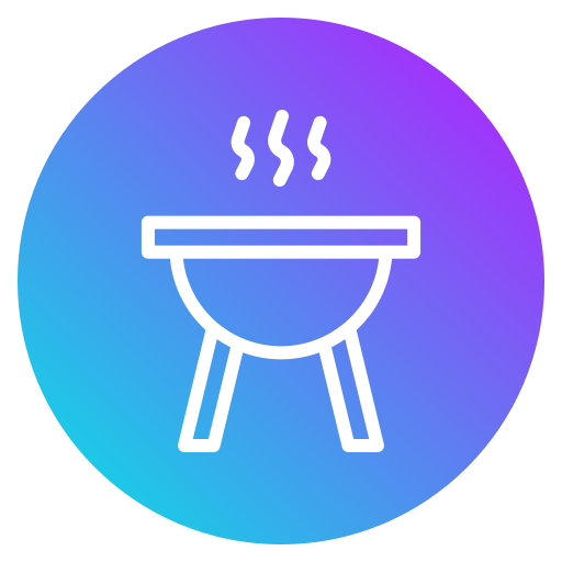 Grill Generic Flat Gradient icon