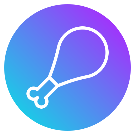 Chicken leg free icon