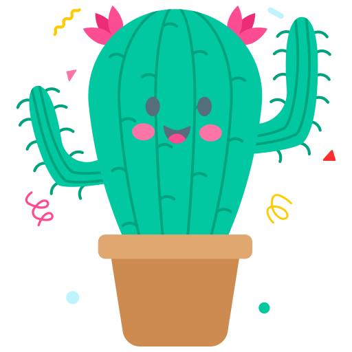 cactus gratis sticker