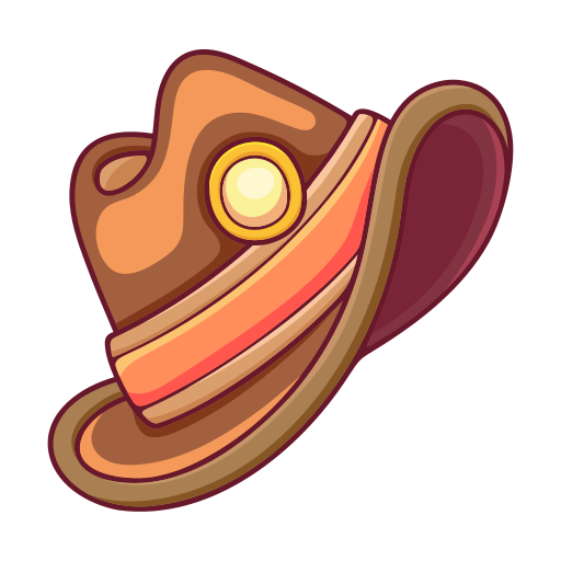 sombrero de detective gratis sticker