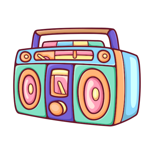 cinta de radio gratis sticker