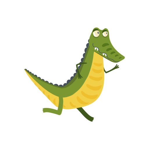 Crocodile Stickers - Free smileys Stickers