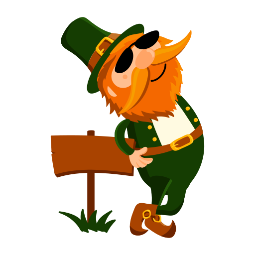 Leprechaun free sticker Leprechaun free sticker