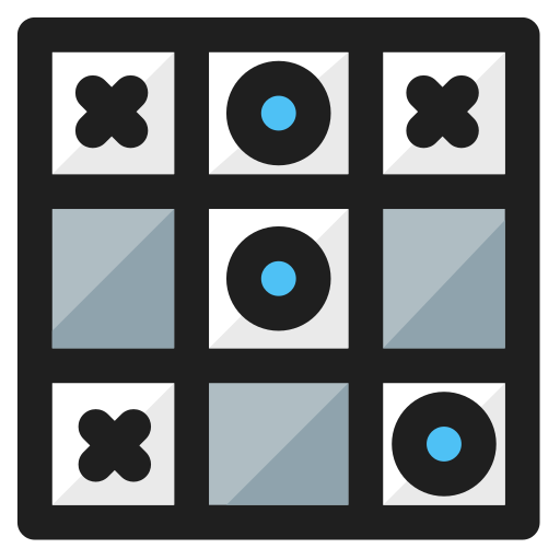 tic tac toe icono gratis