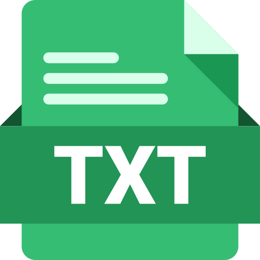 txt icono gratis