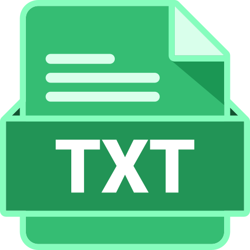 Txt Generic Outline Color Icon