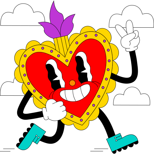 cœur gratuit sticker