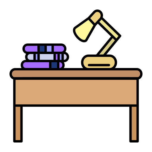 Chair and table - free icon