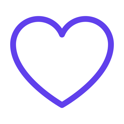 Heart Generic Outline Color icon