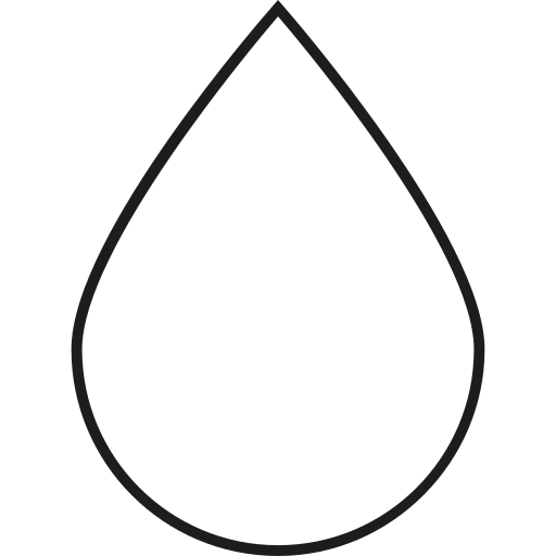 Raindrop Generic Detailed Outline icon