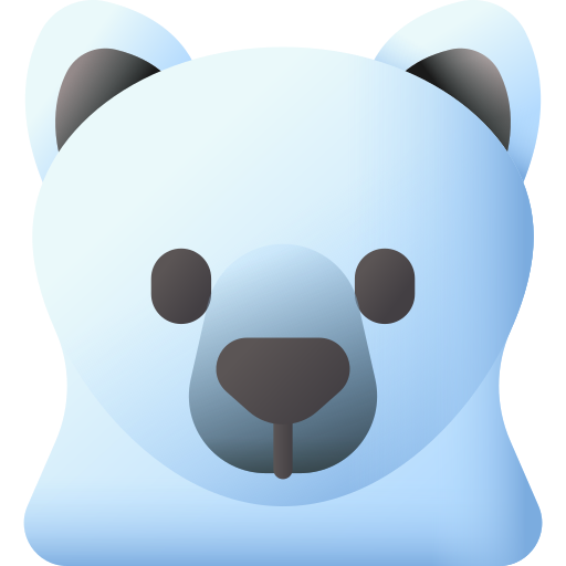 oso polar icono gratis