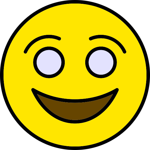 Smiling face Generic Outline Color icon