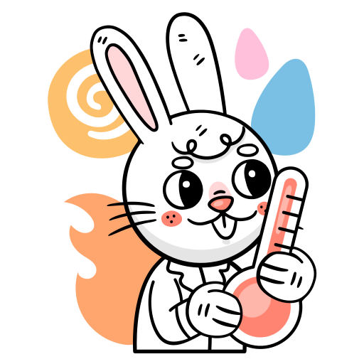 lapin gratuit sticker
