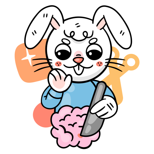 lapin gratuit sticker
