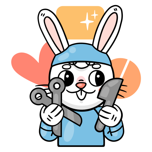 lapin gratuit sticker
