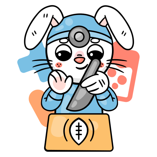 Bunny free sticker Bunny free sticker