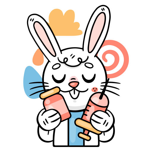 lapin gratuit sticker