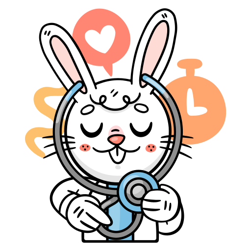 lapin gratuit sticker