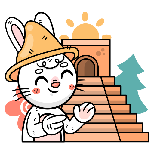 lapin gratuit sticker
