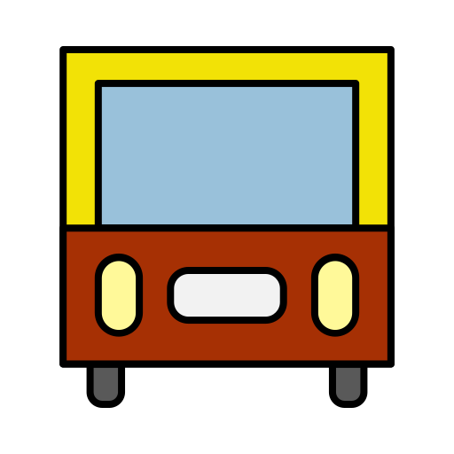 Bus Generic Outline Color icon