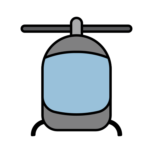 helicóptero icono gratis