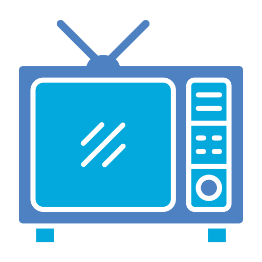 télévision Icône gratuit télévision Icône gratuit