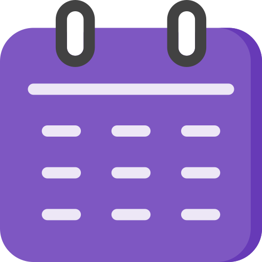 calendário grátis ícone