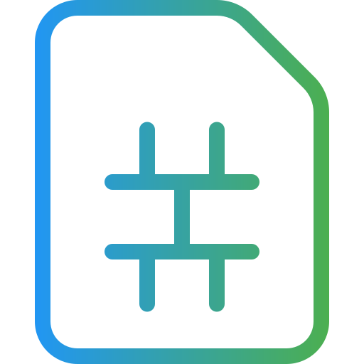 Sim card free icon