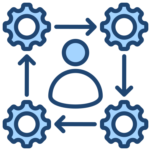 Workflow Generic Blue icon