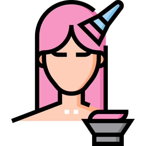 tinte para el cabello icono gratis