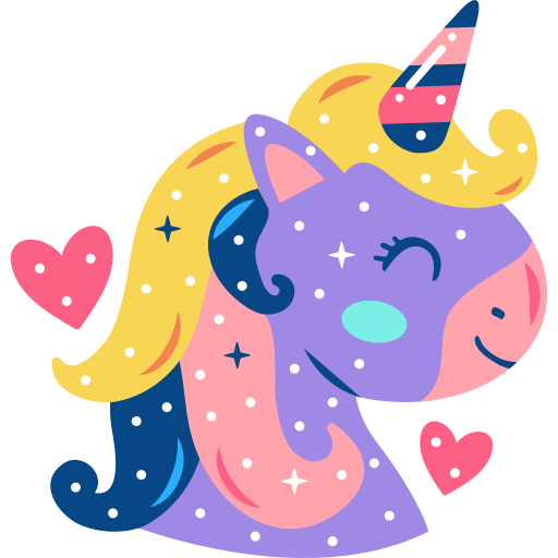 Stickers de Unicornio - Stickers de animales gratis