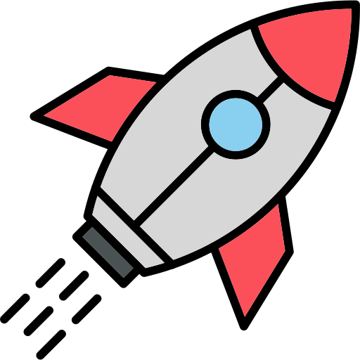 Rocket launch Generic Outline Color icon