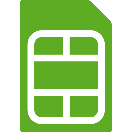 Sim card free icon