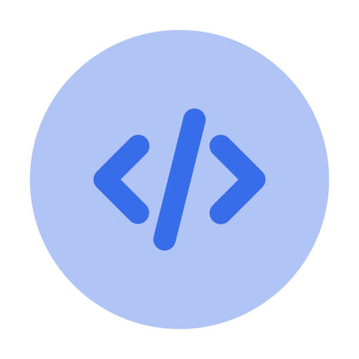 Code Generic Blue icon