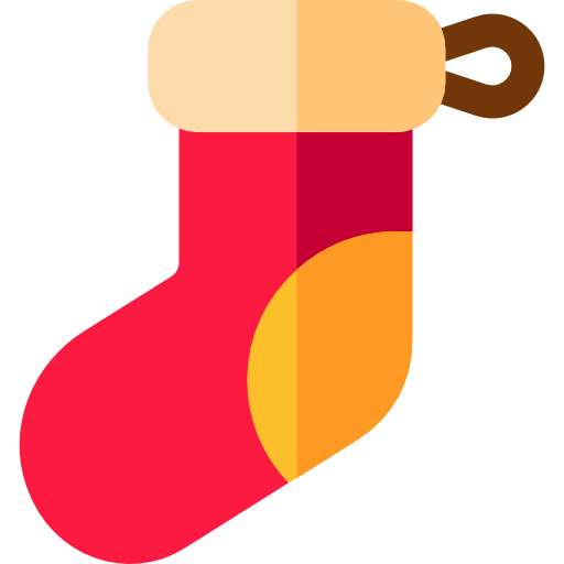 Christmas sock Basic Rounded Flat icon