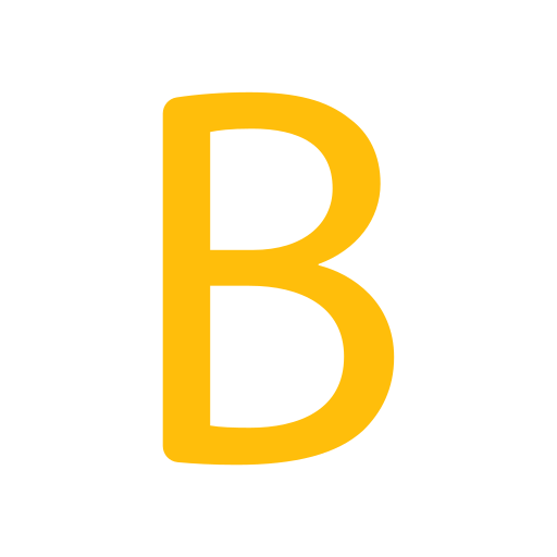 Letter B Generic Flat Icon