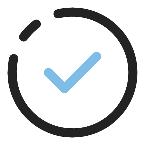 Check mark Generic Outline Color icon