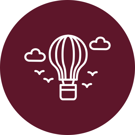 Воздушный шар бесплатно иконка