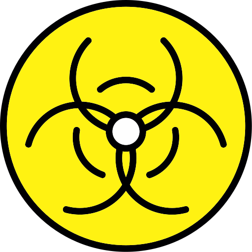 Biohazard Generic Outline Color icon